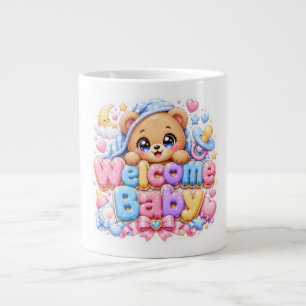 Grande Tasse Mignon Kawaii Bienvenue Bébé Ours en Peluche Rose 