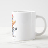 Grande Tasse mignon vache/poulet caricature (Droite)