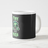 Grande Tasse Mignonne, drôle de zombie (Devant droit)