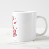 Grande Tasse Mignonne Valentine's Day Teddy Bear (Droite)