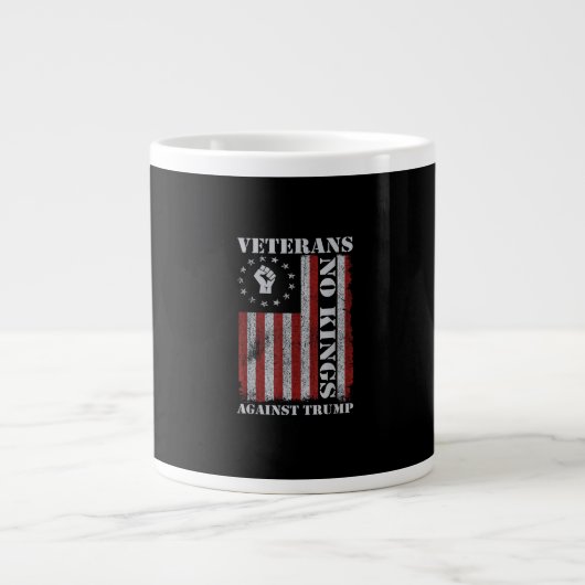 Grande Tasse Military Veterans Protest Flag Patriotic Freedom (Devant)