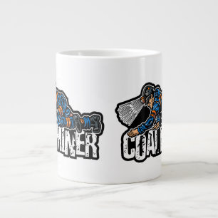 GRANDE TASSE MINEUR DE CHARBON À RAMPER
