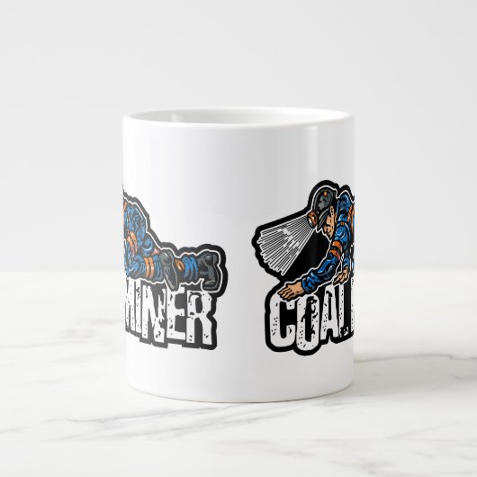 GRANDE TASSE MINEUR DE CHARBON À RAMPER (Devant)