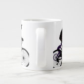 Grande Tasse Minimal Bicycle Art (Dos)