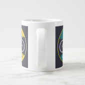 Grande Tasse Minimal Bicycle Illustration – (Dos)