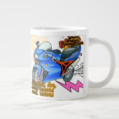 Grande Tasse Minimal Bike Art Graphic  (Droite)