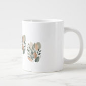 Grande Tasse Minimal Botanical Leaf Pattern (Droite)