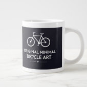 Grande Tasse Minimalist Bicycle Art (Droite)