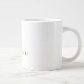 Grande Tasse Minimaliste Classique Professionnel Simple (Droite)