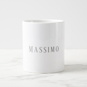 Grande Tasse Minimaliste Élégant Classique Professionnel Simple