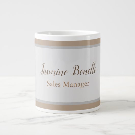 Grande Tasse Minimaliste moderne professionnel (Devant)