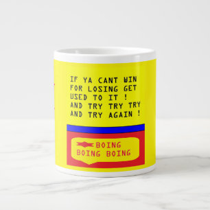 Grande Tasse Mise à jour du message et des mots de conception