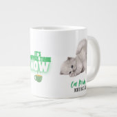 Grande Tasse Mode chat - Ne pas déranger, c’est le temps du caf (Devant droit)