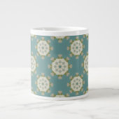 Grande Tasse Modèle Damas avec éléments abstraits (Devant)