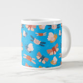 Grande Tasse Modèle de chats d'ange mignon (Devant droit)