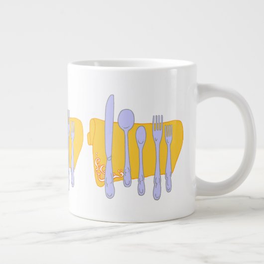 Grande Tasse Modèle de conception de Cuisine Dinnerware (Droite)