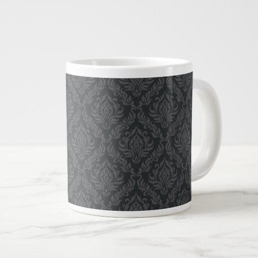 Grande Tasse Modèle de Damas 6 (Devant droit)