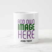 GRANDE TASSE MODÈLE DE TEXTE D'IMAGE BLANCHE SIMPLE MODERNE (Devant)