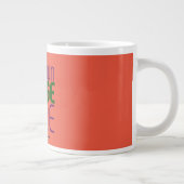 GRANDE TASSE MODÈLE DE TEXTE D'IMAGE ROUGE DE TOMATE ÉDITABLE M (Droite)