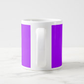 GRANDE TASSE MODÈLE DE TEXTE D'IMAGE VIOLET SIMPLE MODERNE (Dos)