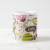 Grande Tasse Modèle floral 11 (Devant)