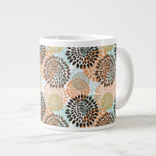 Grande Tasse Modèle floral 7