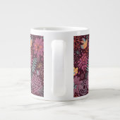Grande Tasse Modèle floral Abstrait avec oiseaux (Dos)