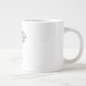 Grande Tasse Modèle floral de printemps élégant (Droite)