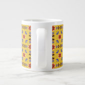 Grande Tasse Modèle floral géométrique de style scandinave (Dos)