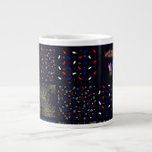 Grande Tasse Modèle patchwork du 4 juillet - 4 juillet (Devant)