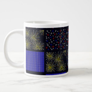 Grande Tasse Modèle patchwork du 4 juillet - 4 juillet