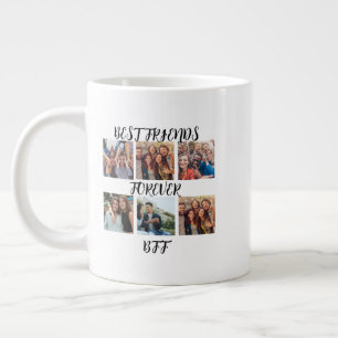 Grande Tasse Modèle photo personnalisé "Best Friends Forever"