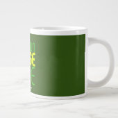 GRANDE TASSE MODÈLE TEXTE D'IMAGE VERTE DE FORÊT ÉDITABLE MODER (Droite)