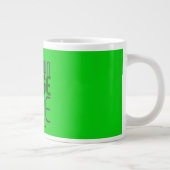 GRANDE TASSE MODÈLE TEXTE D'IMAGE VERTE MODERNE ÉDITABLE LIME (Droite)