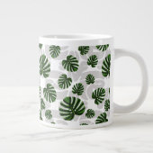 Grande Tasse Modern Boho Botanical Leaves Pattern (Droite)