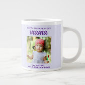 Grande Tasse Modern Mama Kids Photo Mother's Day  (Droite)