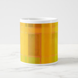 Grande Tasse Moderne Abstrait Couleurs Citronnées Colorées