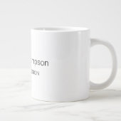 Grande Tasse Moderne élégant Plain Simple Professionnel (Droite)