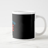 GRANDE TASSE MODERNE ET MODERNE PERSONNALISABLE NOIR VÉRIFIÉ (Droite)