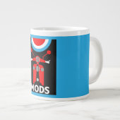 Grande Tasse Mods Et Rockers Anglais D'Inspiration vintage (Devant droit)
