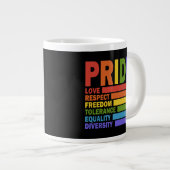 Grande Tasse Mois des fiertés LGBT (Devant droit)