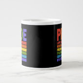 Grande Tasse Mois des fiertés LGBT (Devant)