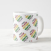 Grande Tasse MOIS D'HISTOIRE NOIRE MOtivationnel BHM (Devant droit)