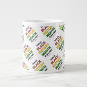 Grande Tasse MOIS D'HISTOIRE NOIRE MOtivationnel BHM (Devant)