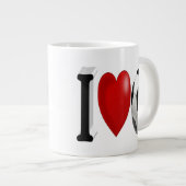 Grande Tasse Moitiés du ventilateur de football (Devant droit)