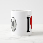 Grande Tasse Moitiés du ventilateur de football (Devant)