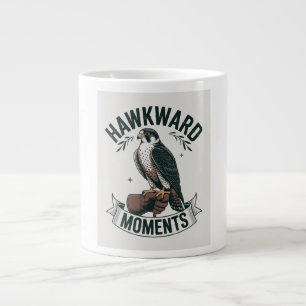 Grande Tasse Moments Gênants de Faucon - Drôle d'Art de Pun pou