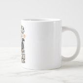 Grande Tasse Mon Chat Ne T'Aime Pas Rétro (Droite)