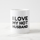 GRANDE TASSE MON MARI CHAUD QUE J'AIME (Devant)