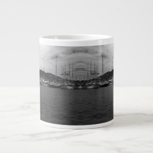 Grande Tasse Monaco Principauté vintage Le port